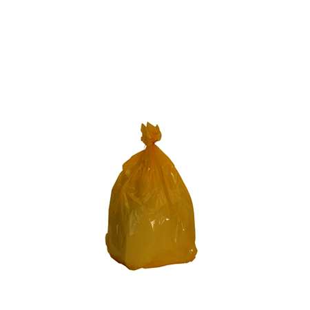 Image de SAC POUBELLE 50 LITRES JAUNE 30 MICRONS PEBD*200