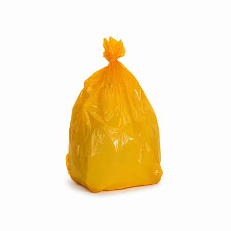 Image de SAC POUBELLE 50 LITRES JAUNE 30 MICRONS PEBD*200