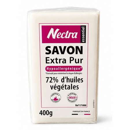 Image de SAVON MARSEILLE PUR ESSENTIEL CUBE DE 400 GR