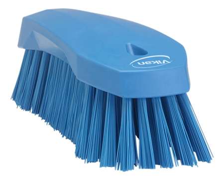 Image de BROSSE A MAIN BLEU 200 MM FIBRES DURES BLEU VIKAN