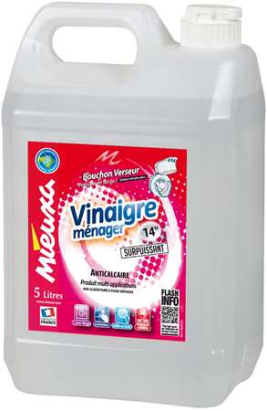 Image de VINAIGRE BLANC 14° BIDON 5 L
