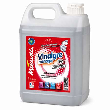 Image de VINAIGRE BLANC 14° BIDON 5 L