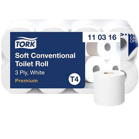 Image de PAPIER TOILETTE TORK PREMIUM T4 3 PLIS ECOLABEL