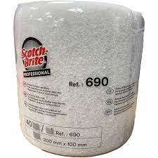 Image de ROULEAU BLANC PREDECOUPE 3M SCOTCH BRITE 690 - 4 METRES