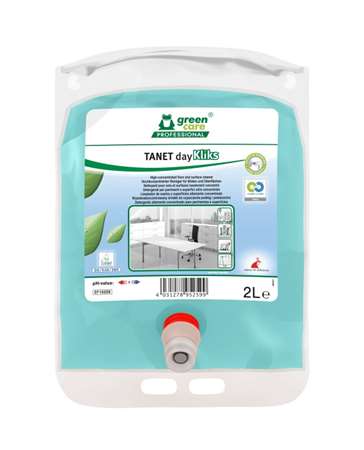 TANET DAYKLIKS ECOLABEL CARTON DE 2 POCHES DE 2L