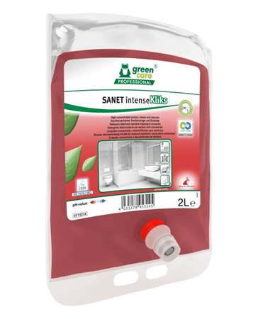 SANET INTENSEKLIKS GREEN CARE CARTON 2 POCHES 2L.