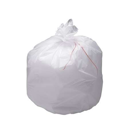 Image de SAC POUBELLE 50L BLANC 14 MICRONS PEHD CARTON DE 500