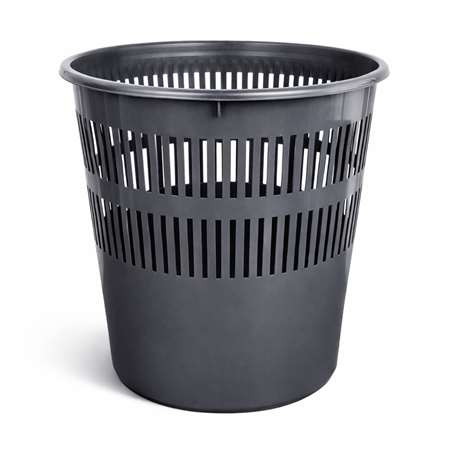 Image de CORBEILLE ECOLINE AJOUREE MARRON 14 LITRES