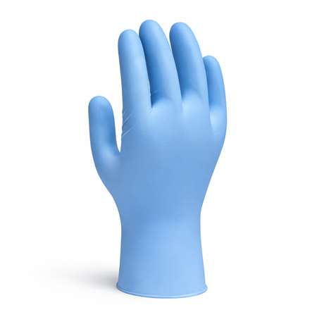 Image de GANT NITRILE BLEU NON POUDRE TAILLE M