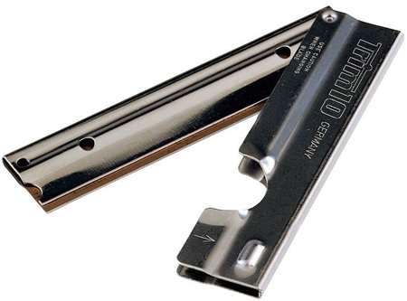 Image de GRATTOIR A VITRE, LONGUEUR 10 CM DANS SUPPORT INOX AVEC 10 L