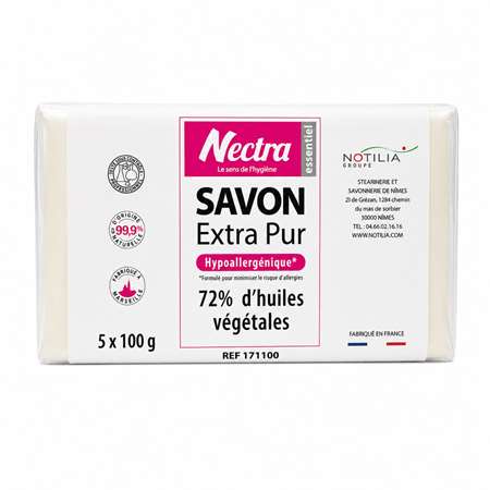 Image de SAVON PUR ESSENTIEL 5x100G
