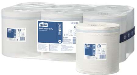 Image de BOBINE 450 FORMATS SANS MANDRIN 2 PLIS TORK