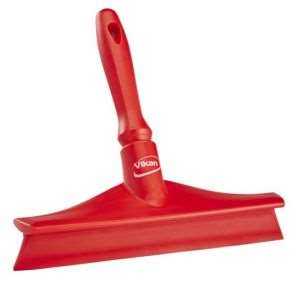 Image de RACLETTE DE TABLE MONO LAME MINI MANCHE ROUGE 245 MM VIKAN