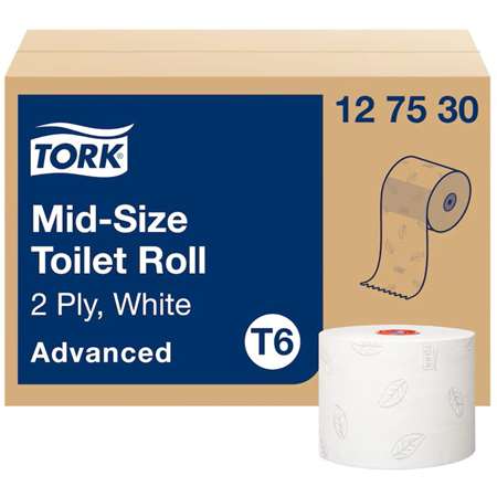Image de PAPIER TOILETTE MID SIZE T6 2 PLIS