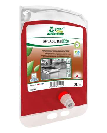 Image de GREASE STARKLIKS GREEN CARE CARTON 2 POCHES 2L.