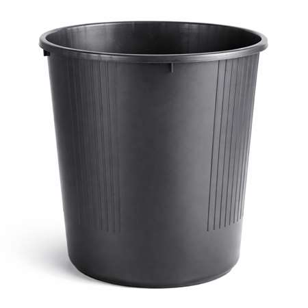 Image de CORBEILLE ECOLINE PLEINE 14 LITRES NOIRE