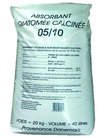 Image de TERRE DIATOMEE CALCINE 05X10 SAC 20 KG