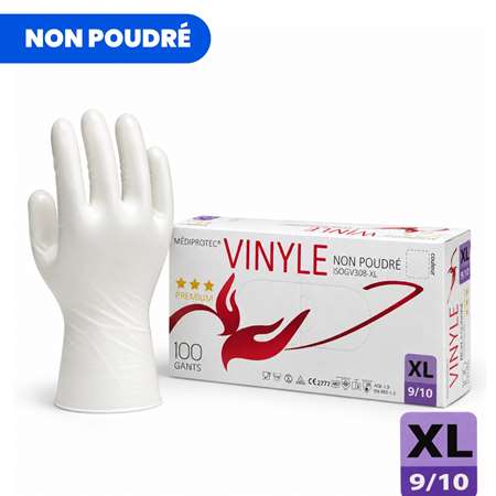 Image de GANT VINYLE SANS POUDRE 240 MM TAILLE XL