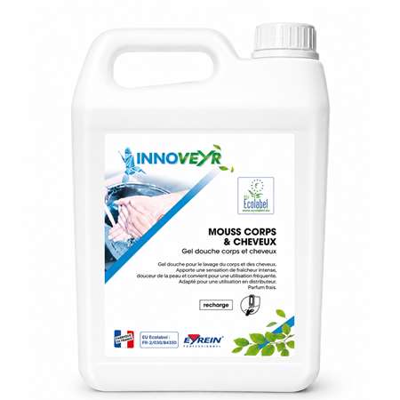 Image de SAVON MOUSS CORPS ET CHEVEUX BIDON 5L