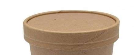 Image de COUVERCLE CARTON POUR POT A SOUPE 350  ML