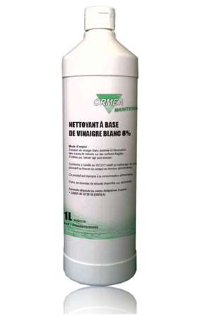 Image de VINAIGRE BLANC 8 % FLACON 1L