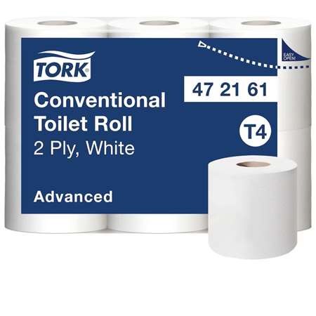 Image de PAPIER TOILETTE TORK T4 2 PLIS 200 FEUILLES - COLIS 48 RLX
