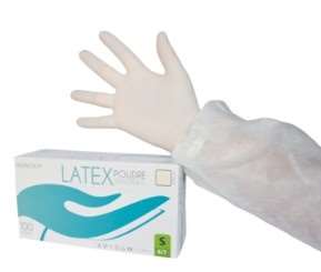 GANT LATEX POUDRE TAILLE S