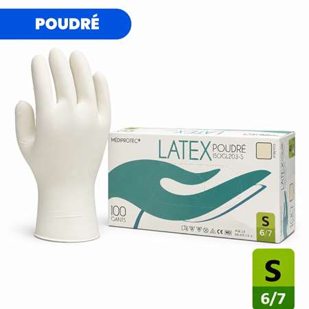 Image de GANT LATEX POUDRE TAILLE S