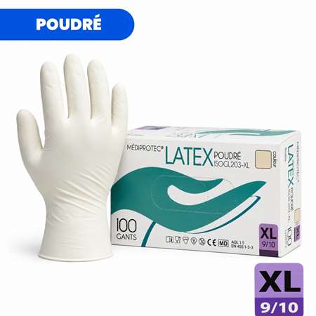Image de GANT LATEX POUDRE TAILLE XL