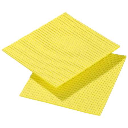 Image de CARRE EPONGE JAUNE SPONGYL 57 PETIT MODÈLE- LOT DE 10