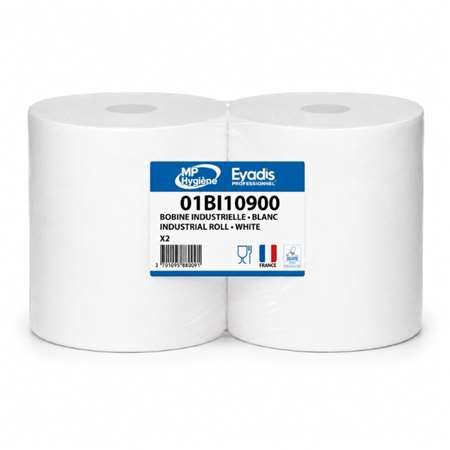 Image de BOBINE LISSE BLANCHE LISSE 1000 FORMATS ECOLABEL