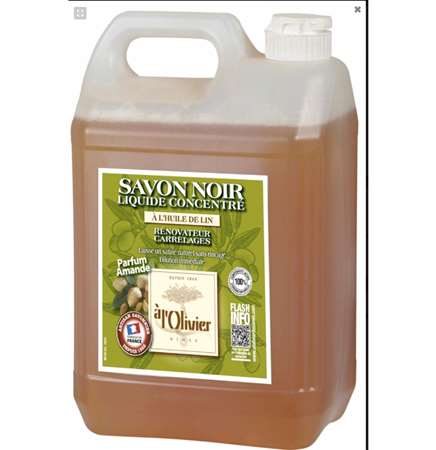 Image de SAVON NOIR LIQUIDE AMANDE BIDON DE 5L