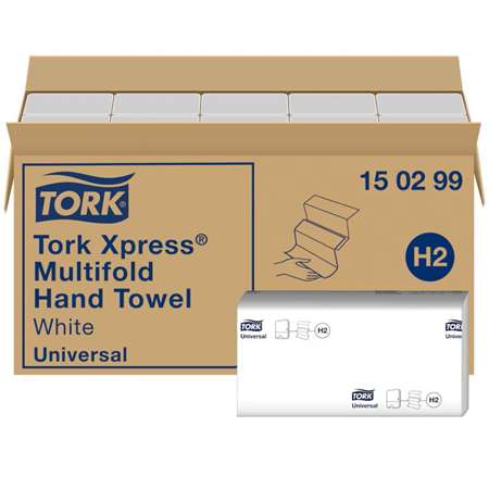 Image de ESSUIE MAINS ENCHEVETRE TORK XPRESS H2 2 PLIS ECOLABEL