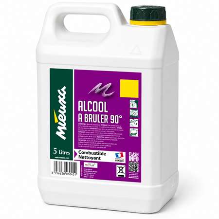 Image de ALCOOL A BRULER 90° BIDON 5L