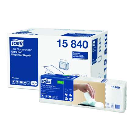 Image de SERVIETTE TORK XPRESS SYSTEME N4 ENCHEVETRÉES EXTRA DOUX