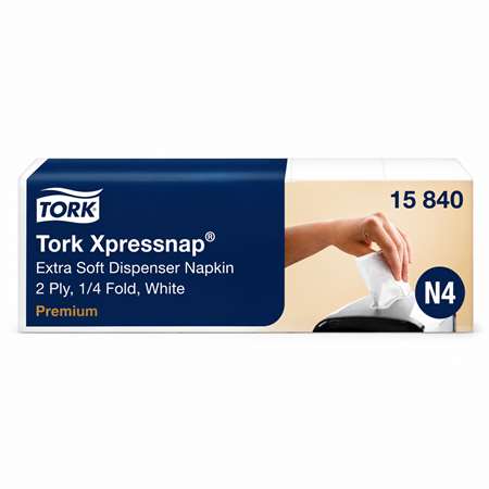 Image de SERVIETTE TORK XPRESS SYSTEME N4 ENCHEVETRÉES EXTRA DOUX