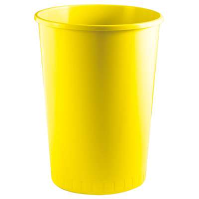 CORBEILLE RONDE JAUNE 45 LITRES sans couvercle