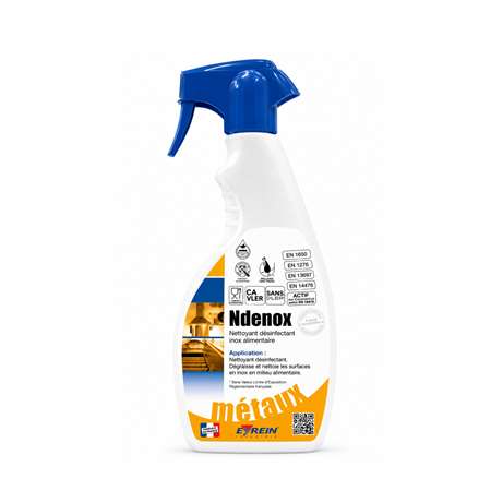 Image de NDENOX DESINFECTANT INOX ALIMENTAIRE PULVE 750 ML