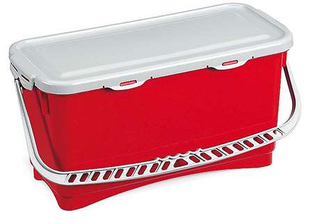 SEAU TOP DOWN ROUGE 20 LITRES AVEC COUVERCLE