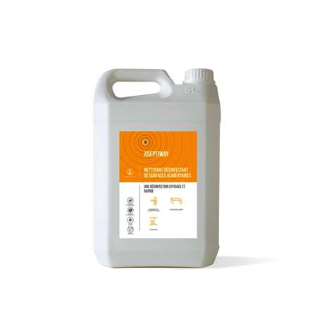 Image de ASEPTIWAY NETTOYANT DESINFECTANT ALIMENTAIRES CARTON DE 2*5L