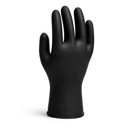 Image de GANT NITRILE RENFORCEE NOIR M