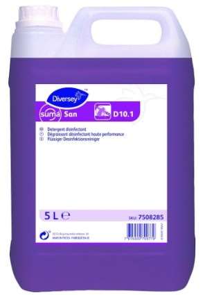 Image de SUMA SAN D10.1 DETERGENT DESINFECTANT CARTON 2*5 L