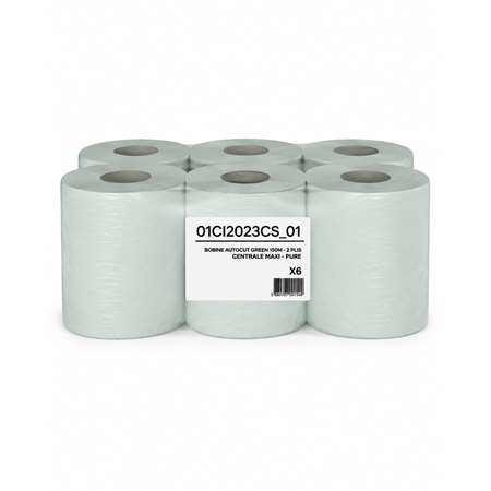 Image de BOBINE 450 FORMATS AVEC MANDRIN GAUFREE 2 PLIS DESL ECOLABEL