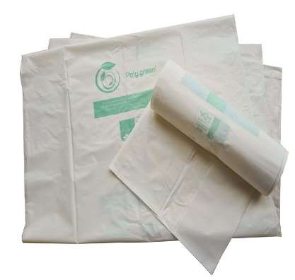 HOUSSE CONTENEUR 240 L BLANC BIODEGRADABLE 24 MICRONS