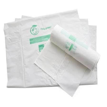 Image de HOUSSE CONTENEUR 240 L BLANC BIODEGRADABLE 24 MICRONS