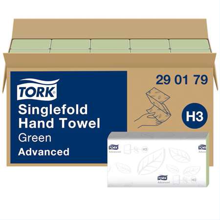 Image de ESSUIE MAIN TORK H3 ECOLABEL PLIAGE EN V VERT