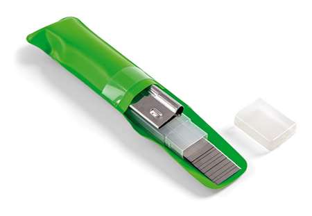 Image de GRATTOIR CLIP AVEC 10 LAMES DANS 1 ETUI VERT