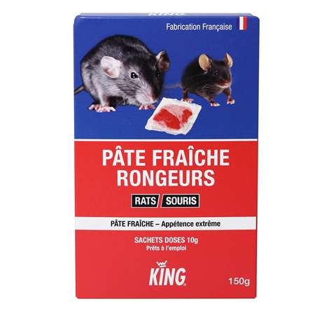 Image de PATE RAT SOURIS PASTA RONGEURS BOITE DE 15 APPATS DE 10 GR