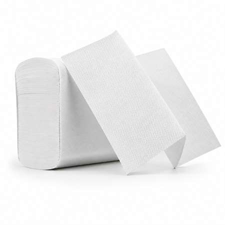 Image de SERVIETTE PLIEE BLANCHE 2 PLIS POUR DISTRIBUTEUR BANANA