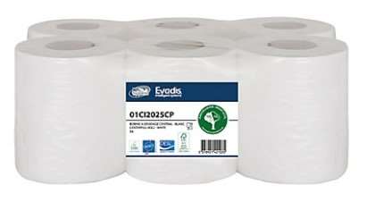 Image de ESSUIE MAINS AUTOCUT-NC 150M 2 PLIS BLANC ECOLABEL
